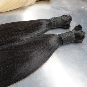 WXJHair Hair Bulk Straight Virgin Hair Human Hair Cabelo Frete Gratis Para Brasil 10A Grade Cabello Humano Atacado