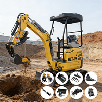 Livraison Gratuite – Mini-Excavatrices sur Chenilles Polyvalentes de 1,2, 1,5 et 1,8 Tonnes pour Travaux de Terrassement à Vendre
