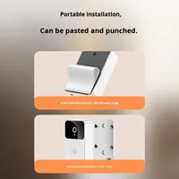 Sonnette sans fil intelligente FY831, contrôlée par application Wi-Fi, design barre, batterie intégrée, écran OLED, 1080p HD, compatible iOS, vente en gros