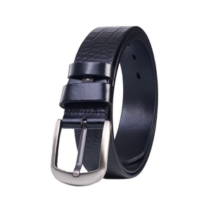 Cinturón Retro Antiguo para Hombre con Hebilla, Cinturón Casual de Moda, Cinturón Simple de Cuero Vacuno Texturizado, Complemento Personalizado para Pantalones - Product Image 5