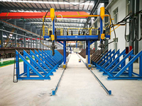 Machine de soudage à portique haute performance et soudeuse à cantilever unique BH1200 avec double alimentation en fil pour la construction de ponts