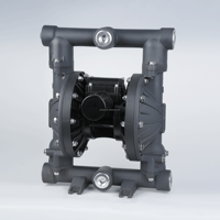 Pompe à double diaphragme à commande pneumatique en alliage d'aluminium GK DN40 1,5 pouce, pompe à diaphragme industrielle Wildenm, membrane