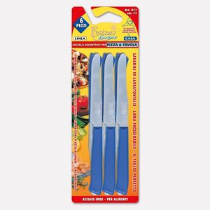 Couteaux de table Fantasy Inox 6 pièces 11 cm en acier inoxydable pour pizza et usage de table - Product Image 1