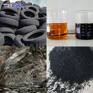 Fully Continuous Automatic Feeding Discharging Scrap Tire Pyrolysis Plant Engine Motor Gearbox High Efficiency Fuel Oil - Product Image 2