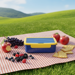 Wholesale Portable Microwaveable <b>Lunch</b> <b>Box</b> - Sealed Compartmentalized Picnic Food - Product Image 3