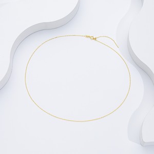 925 실버 이탈리아 십자가 체인 목걸이 18K 골드 도금 길이 조절 가능 - Product Image 1