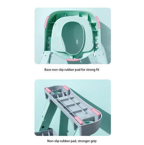 سفر الأطفال طفل قعادة التدريب كرسي مقعد مع خطوة البراز سلم مقاعد مرحاض التدريب الاطفال داخلي Wc مدرب طوي 2022 - Product Image 4