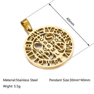 Colgante de Cruz con Árbol de la <span class=keywords><strong>Vida</strong></span> en Acero Inoxidable, Diseñ<span class=keywords><strong>o</strong></span> Delicado para Hombre - Product Image 4