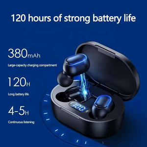 หูฟังไร้สาย E7S In-Ear TWS ตัดเสียงรบกวนแบบแอคทีฟ พร้อมหน้าจอ LED แสดงพลังงาน รองรับ Bluetooth 5.0 กันน้ำระดับ IPX4 สำหรับออกกำลังกาย ชาร์จผ่านพอร์ต Type-C - Product Image 5