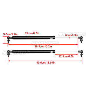 Par de Amortiguadores de Gas para el Capó Delantero del Coche, Barras de Soporte para Nissan Patrol Y61 1997-2018 - Product Image 6