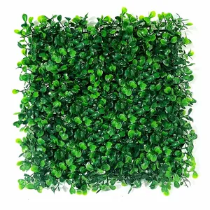 Economical Boxwood hedge green plant wall panel decor backdrop stage decorations balcony fence cover