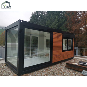 ภาชนะแก้วแบบแยกส่วนสำหรับใช้ในสำนักงานแผงไม้บ้านภายนอกห้องโดยสารแบบพกพา - Product Image 1