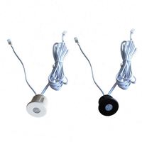 SeekEC 12V Détecteur infrarouge de mouvement humain Interrupteur LED de mouvement infrarouge Interrupteur à capteur de mouvement Pir pour éclairage d'armoire