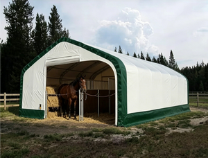Grande tente arche BC à trois couches toutes saisons, avec couverture en PVC durable, abri portable pour garage et entrepôt, pour usage industriel extérieur - Product Image 6