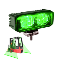 Nouveau voyant d'avertissement de sécurité LED 50W pour les zones de chariot élévateur bleu rouge accessoires de lumière de ligne de zone pour les voitures