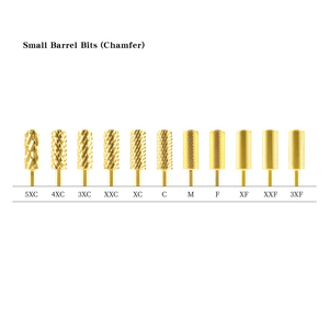 5.35mm Small Barrel Chamfer Carbide Nail <b>Drill</b> <b>Bit</b> for Manicure Electric Nail File Gel Removal - Product Image 4
