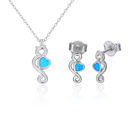 Boucles d'oreilles créoles de luxe en argent sterling 925 plaqué rhodium Opale - Design cœur et chiffres personnalisable, ensemble de bijoux cadeau pour femme et unisexe