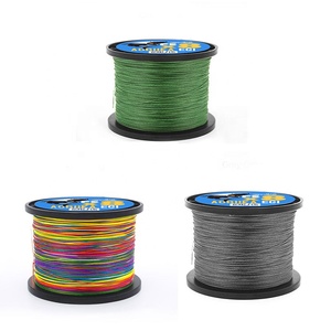 Ligne <span class=keywords><strong>de</strong></span> pêche en corde tressée PE multicolore 100LB 8 brins 1000 mètres pour la pêche en eau salée et en eau douce Cadeau - Product Image 1
