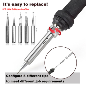 220V/110V 60W <strong>Electrical</strong> <strong>Soldering</strong> Iron Rework Welding Gun Tool Adjustable Temperature <strong>Soldering</strong> Iron for <strong>Soldering</strong> and Repair - Product Image 4