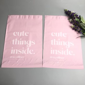E-commerce Premium Matte Pink Shipping Bags - Custom Printed Poly Mailers for Branded E-commerce Packaging - Product Image 6