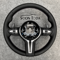 Volant en cuir de style rond classique pour BMW F30 M3 M5 F10 F11 F12 F20 F22 F30 F31 F32 F36 F40 F80 F90 E90 E91 E70