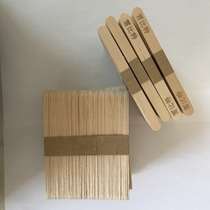 Bâtonnets <span class=keywords><strong>de</strong></span> crème glacée jetables <span class=keywords><strong>en</strong></span> <span class=keywords><strong>bois</strong></span> naturel écologiques pour loisirs créatifs et friandises glacées, logo personnalisé Linke LK-CR-01 - Product Image 4