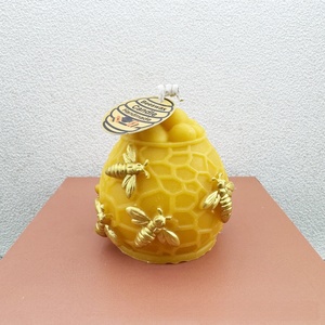 Cire d'abeille naturelle en nid d'abeille et décorations d'abeilles, <span class=keywords><strong>bougies</strong></span> <span class=keywords><strong>artisanales</strong></span> en cire - Product Image 5