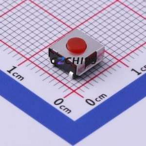 DTSJW-65R-V-T/R Tactile Switch SMD,6.2x6.3mm Switch Single Pole Single Throw Round Button Vertical Mount 6.2mm - Product Image 1