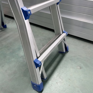 <span class=keywords><strong>Escalera</strong></span> gigante plegable de aluminio con función multiusos 4x5 especial uso doméstico con bisagra grande - Product Image 6