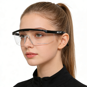 Gafas de Seguridad Industriales WEJUMP <span class=keywords><strong>Ansi</strong></span> <span class=keywords><strong>Z87</strong></span> y CE EN16321 con <span class=keywords><strong>Lentes</strong></span> de PC de Media Montura, Gafas Protectoras para Trabajadores - Product Image 1