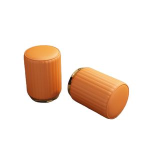 Taburete Otomano Plegable de Cuero para Maquillaje, Cambio de Zapatos y Vestir, para Apartamento, Dormitorio, Escuela, Hospital y Hotel - Product Image 1