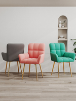 Fauteuil de loisirs contemporain à dossier haut en tissu velours pour restaurant et cuisine