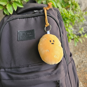 Plush Potato Doll <b>Keyring</b> Unique Bag <b>Charm</b> with Durable Key Ring - Product Image 1
