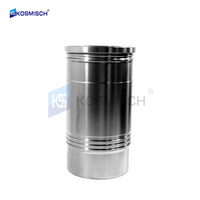 Liner Silinder D6CB-FF-W Kualitas OEM Diameter 130mm, Selongsong Silinder D6CB OEM 21131-84400 untuk Mesin HYUNDAI D6CB