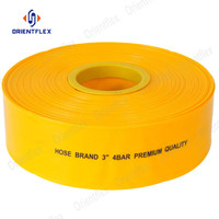 Tuyau plat flexible en PVC haute pression, léger et durable, diamètre 3/4''-12'', longueur 50m/100m