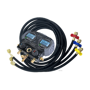 Kit Manometro Digitale per Refrigerante per Sistemi di Condizionamento Auto e Domestici, Manometro per Test Pressione Refrigerante con Tubo di Carica - Product Image 2