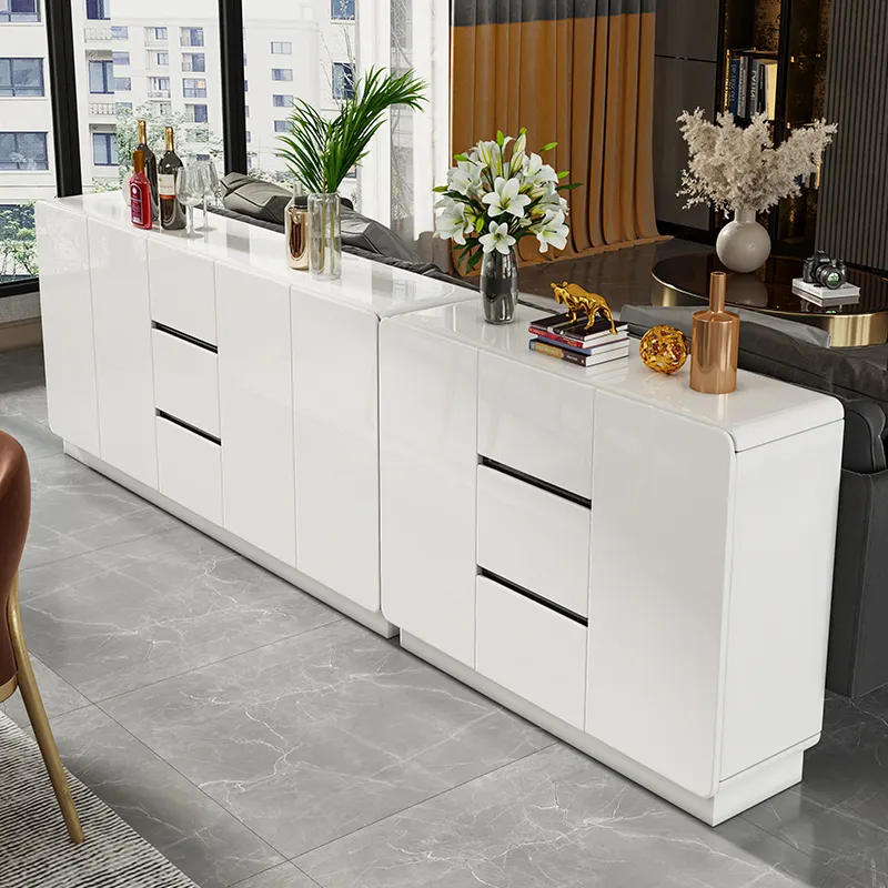 Luxe Duurzaam Met Behulp Van Verschillende Dressoir Buffettafel Massief Houten Zijkast Pantry Kast In Eetkamer