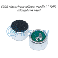 Microphone électret capacitif AI-KSEN 52DB avec tête de micro 6 * 5 mm, 7 * 9, 6 * 2,2, sans broche
