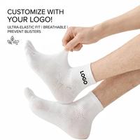 Chaussettes de sport athlétiques en coton à cinq doigts avec logo personnalisé, anti-ampoules, respirantes, anti-humidité, côtelées, pour la course à pied, OEM ODM