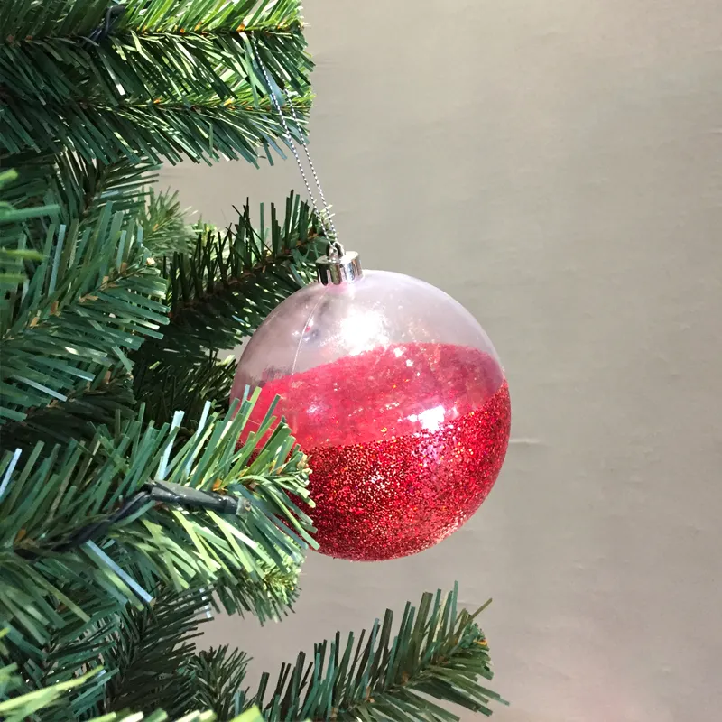 Best-Selling China Fabricação Qualidade Atacado Plásticos Bola Lâmpada Rústico Metal Bauble Árvore de Natal e Decoração para Casa