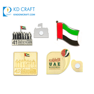 Huy Hiệu Ghim Ve Áo Nam Châm Gắn Cờ Quốc Gia Kim Loại Biểu Tượng Tùy Chỉnh Logo Thế Giới Thể Thao Bóng Đá - Product Image 5