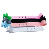 Venta caliente Simple Cable de datos de silicona suave 7-8CM Cable de carga con organizador de cables de 3 4 5 agujeros para limpieza de baño