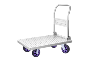 Carrito de hierro, camiones de plataforma con valla, camión de mano plegable, carro de plataforma portátil, carro plegable con alambre de malla - Product Image 6