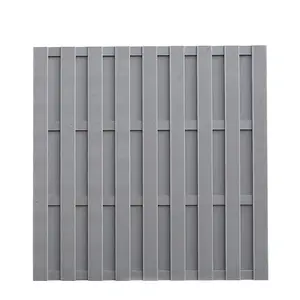 China Wood Plastic Composite Fencing Panels Yard Fence Privacy Screen WPC Fence Gate