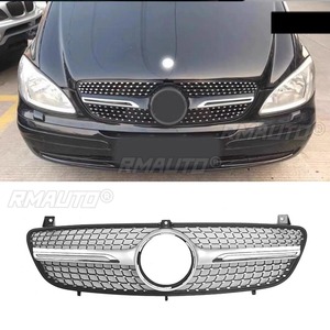 <b>Car</b> Bumper Grill <b>Decorative</b> Strips Racing Grille Body Kit Front Bumper Grill For Mercedes Benz W639 2008-2010 Exterior Part - Product Image 1