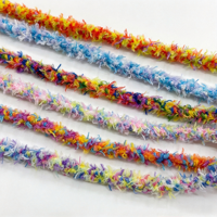 Cordon en polaire 6 mm, cordon de chenille pour capuche de sweat-shirt, cordon en velours doux, fournisseur en gros, personnalisable, multicolore