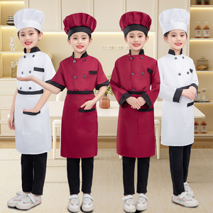 Conjunto de <span class=keywords><strong>Disfraz</strong></span> de <span class=keywords><strong>Chef</strong></span> Infantil de Sarga Corta <span class=keywords><strong>para</strong></span> Niños y <span class=keywords><strong>Niñas</strong></span>, Traje de Pequeño Repostero <span class=keywords><strong>para</strong></span> Juego de Rol en Hoteles, Cocina y Actuaciones en Guarderías - Product Image 6
