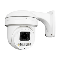 Daha az görünürlüklü NDAA 8MP IMX415 Mini PTZ IP Kamera 5X Zoom 2 Yönlü Sesli IK10 PoE Güvenlik Kamerası 30-40M çift ışık mesafesi ile