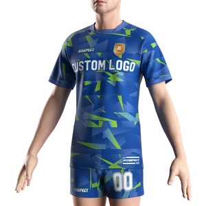 Vêtements de sport personnalisés pour hommes, vêtements de sport Dry-Fit, maillot de rugby pour femmes, shorts de rugby pour enfants, sublimation - Product Image 5