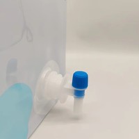 Sac à eau portable pliable et personnalisable en plastique pour le camping en extérieur, résistant et pliable